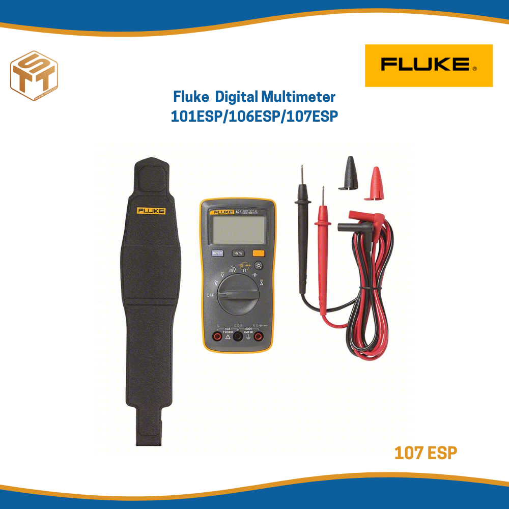 Fluke Digital Multimeter เครื่องมือวัดปริมาณทางไฟฟ้า 101ESP/106ESP/107ESP