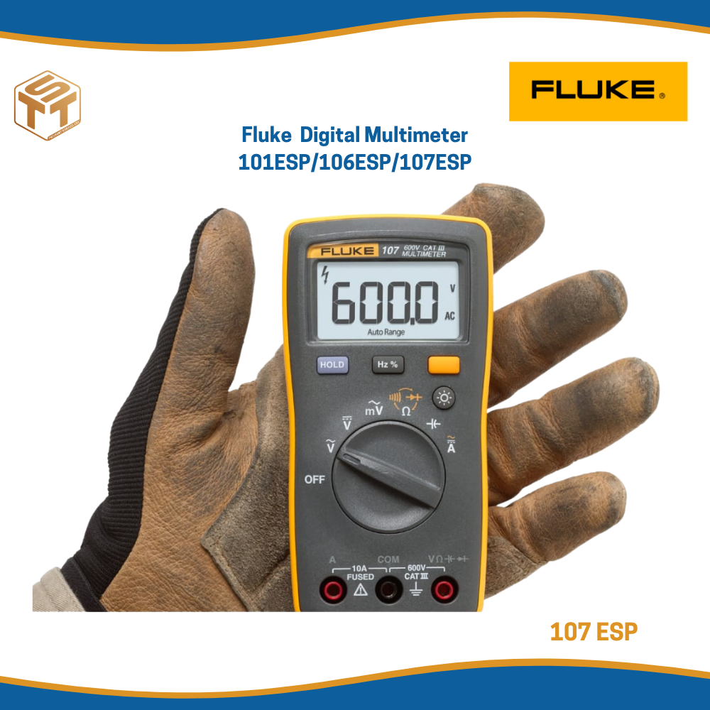 Fluke Digital Multimeter เครื่องมือวัดปริมาณทางไฟฟ้า 101ESP/106ESP/107ESP