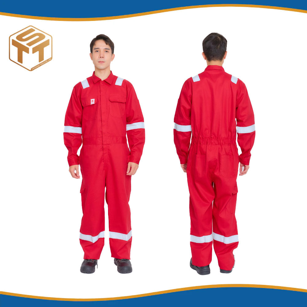 ชุดหมีผ้ากันไฟ (Fire Retardant Boilersuit)