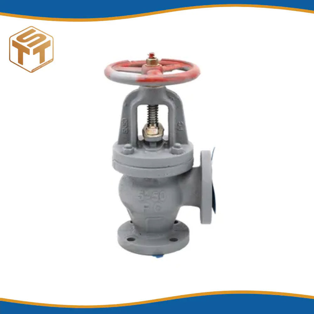 Marine cast iron angle valve